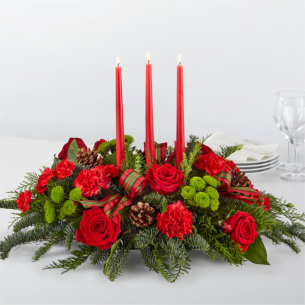 By the Candlelight Centerpiece – CASSIDY'S FLOWERS, Newmarket ON