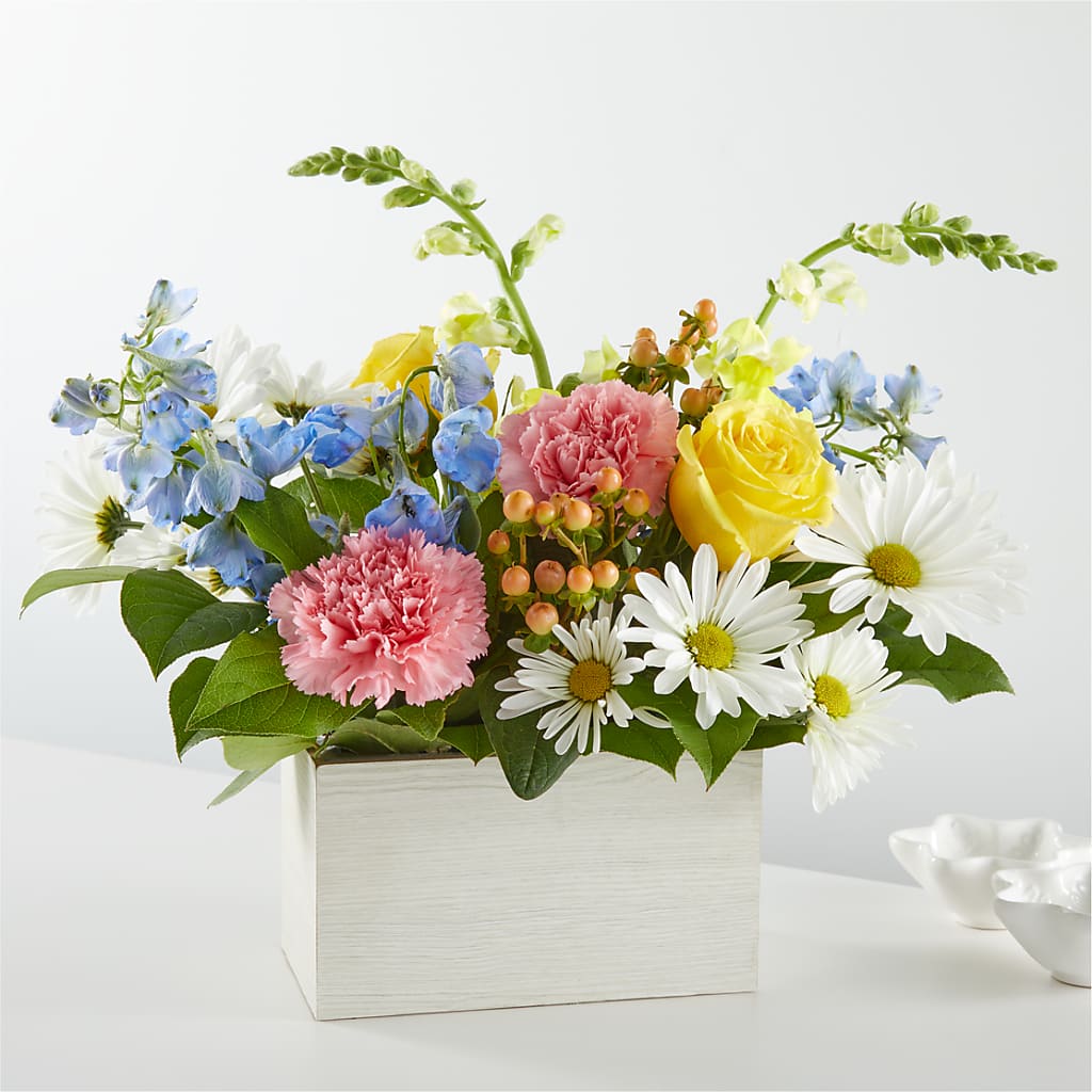 Sun Salutation Box Bouquet – CASSIDY'S FLOWERS, Newmarket ON