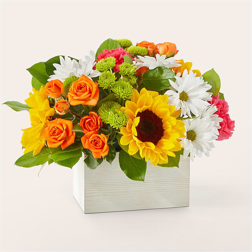 Sun-drenched Blooms Box Bouquet – CASSIDY'S FLOWERS, Newmarket ON