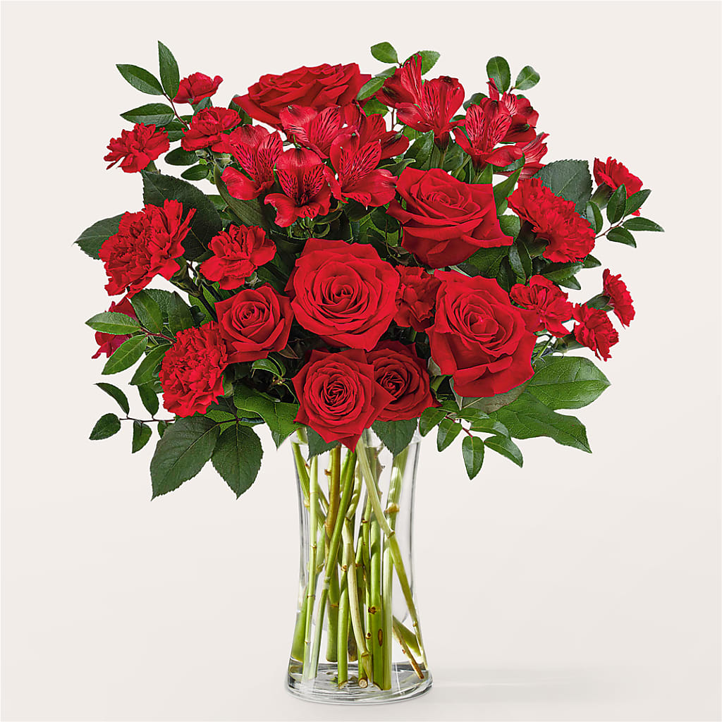 Brilliant Ruby Bouquet – CASSIDY'S FLOWERS, Newmarket ON