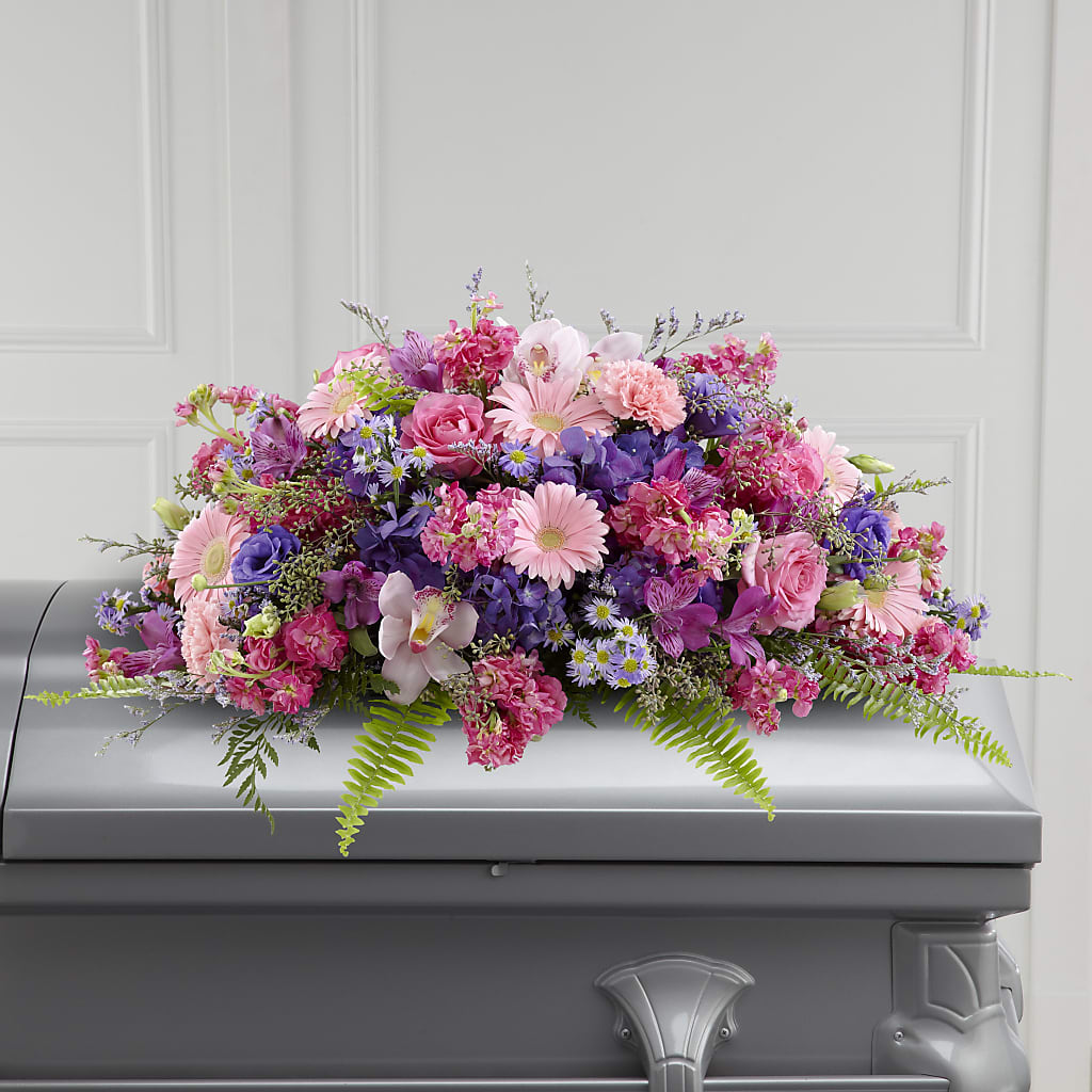Glorious Garden Casket Spray – CASSIDY'S FLOWERS, Newmarket ON