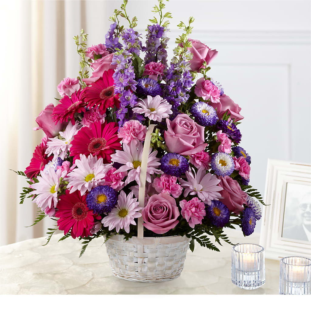Pastel Peace Basket – CASSIDY'S FLOWERS, Newmarket ON