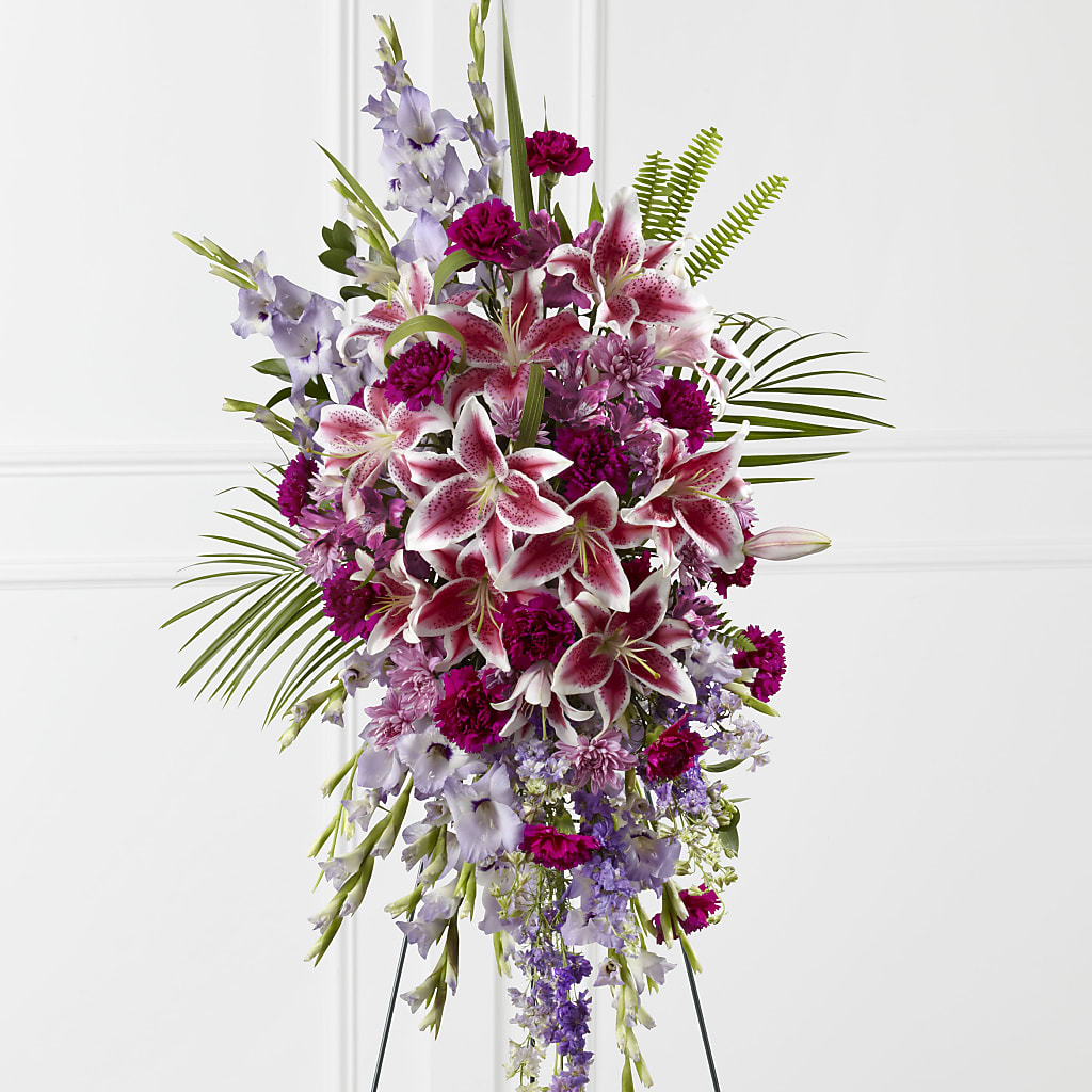 Tender Touch Standing Spray – CASSIDY'S FLOWERS, Newmarket ON