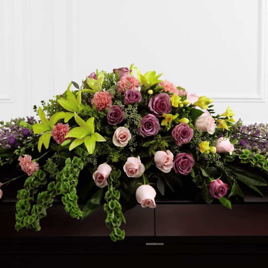 Forever Beloved Casket Spray – CASSIDY'S FLOWERS, Newmarket ON
