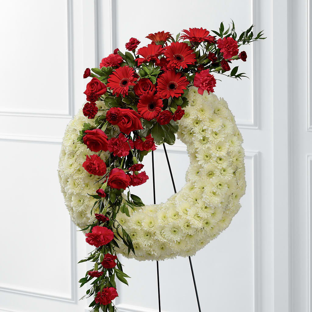 Graceful Tribute Wreath – CASSIDY'S FLOWERS, Newmarket ON