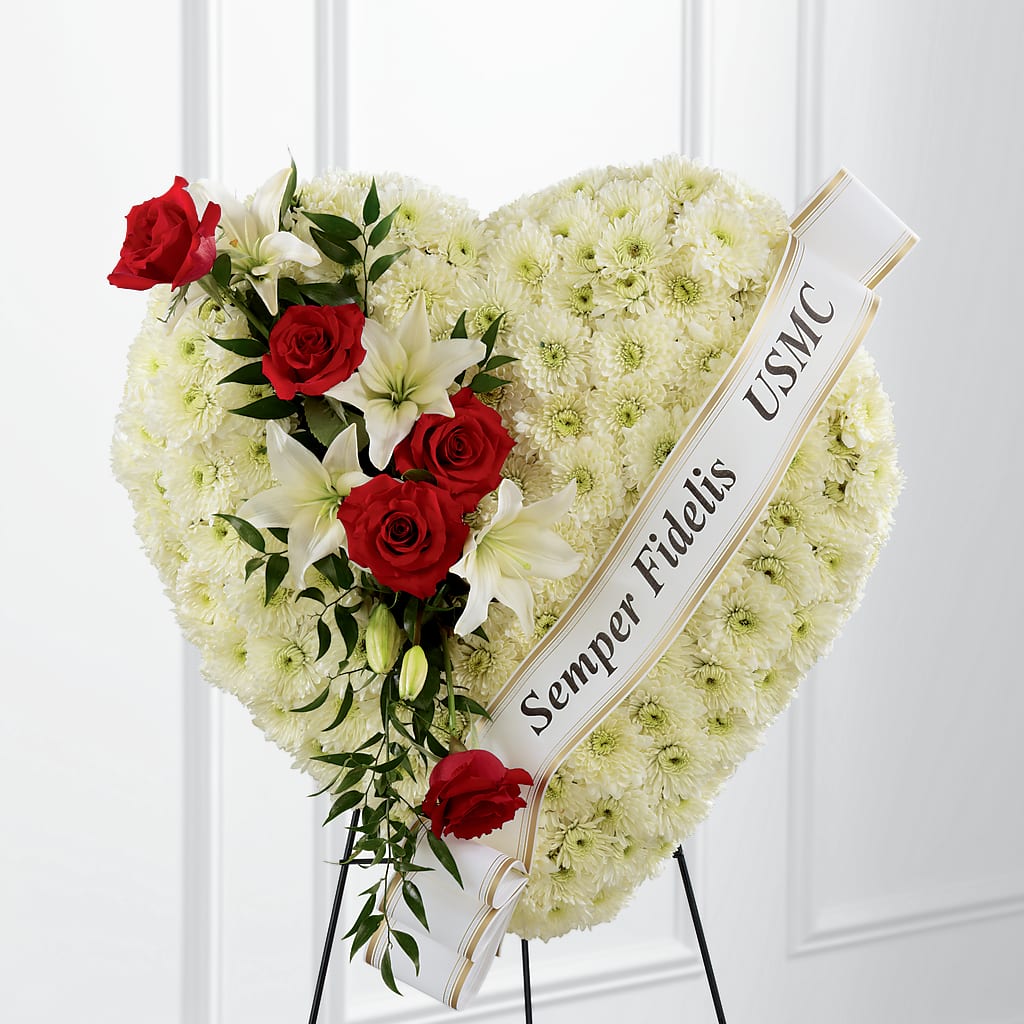 Heartfelt Hero Standing Heart – CASSIDY'S FLOWERS, Newmarket ON
