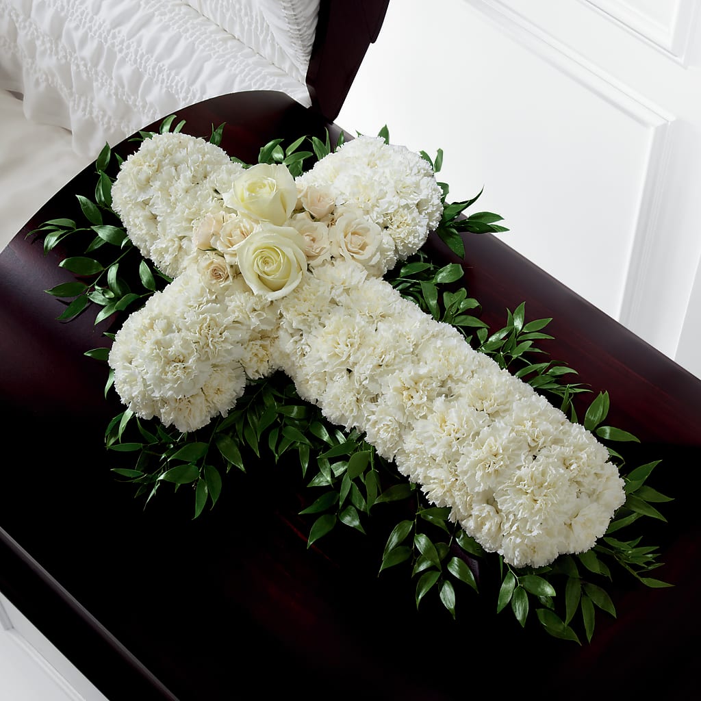 Peaceful Memories Casket Spray (Standard) – CASSIDY'S FLOWERS, Newmarket ON