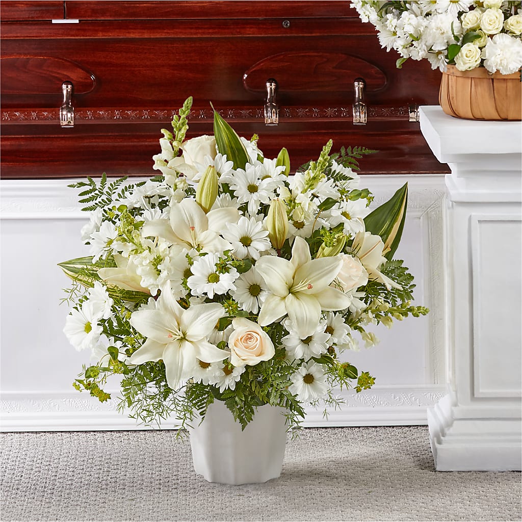 Thoughts of Tranquility Floor Basket – CASSIDY'S FLOWERS, Newmarket ON