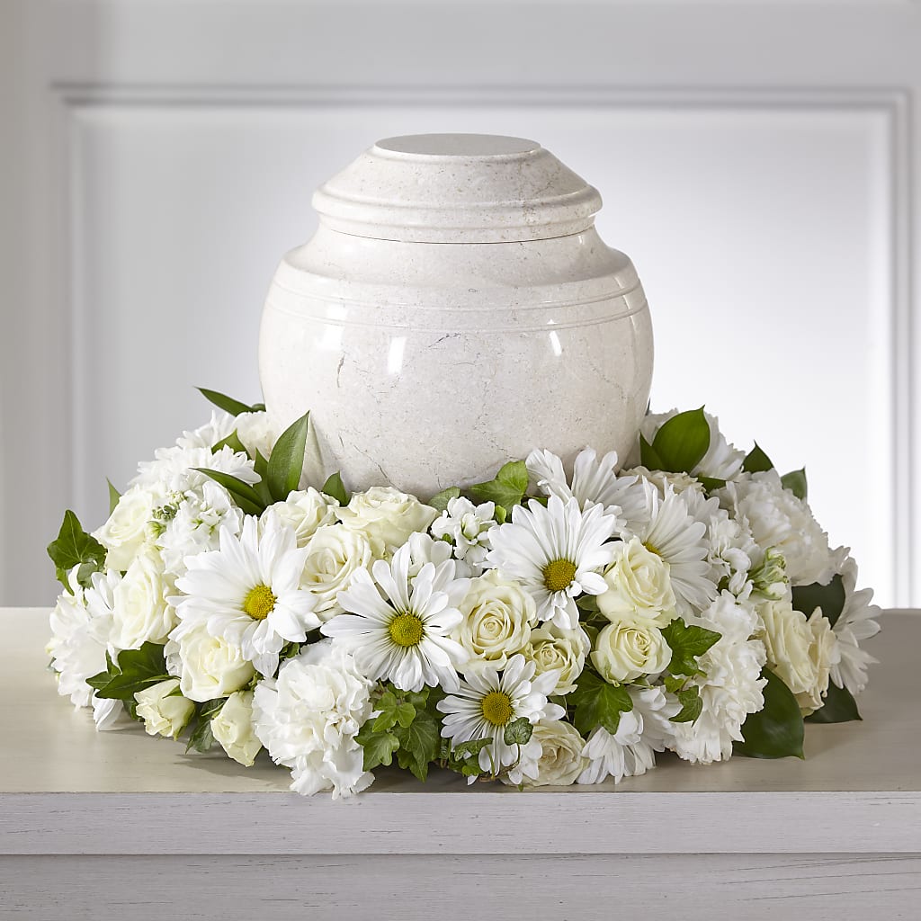 Ivory Gardens Cremation Adornment – CASSIDY'S FLOWERS, Newmarket ON