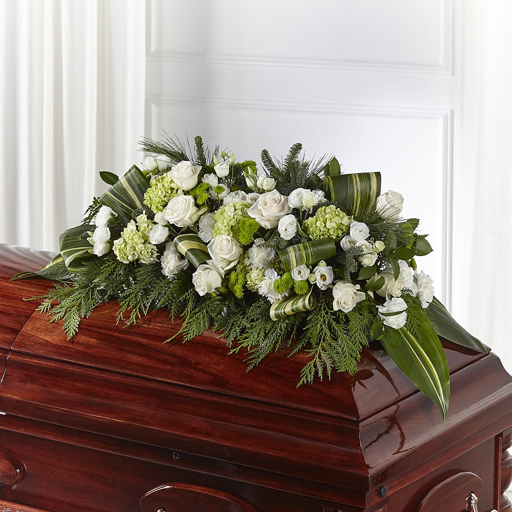Hopeful Gesture Casket Spray – CASSIDY'S FLOWERS, Newmarket ON