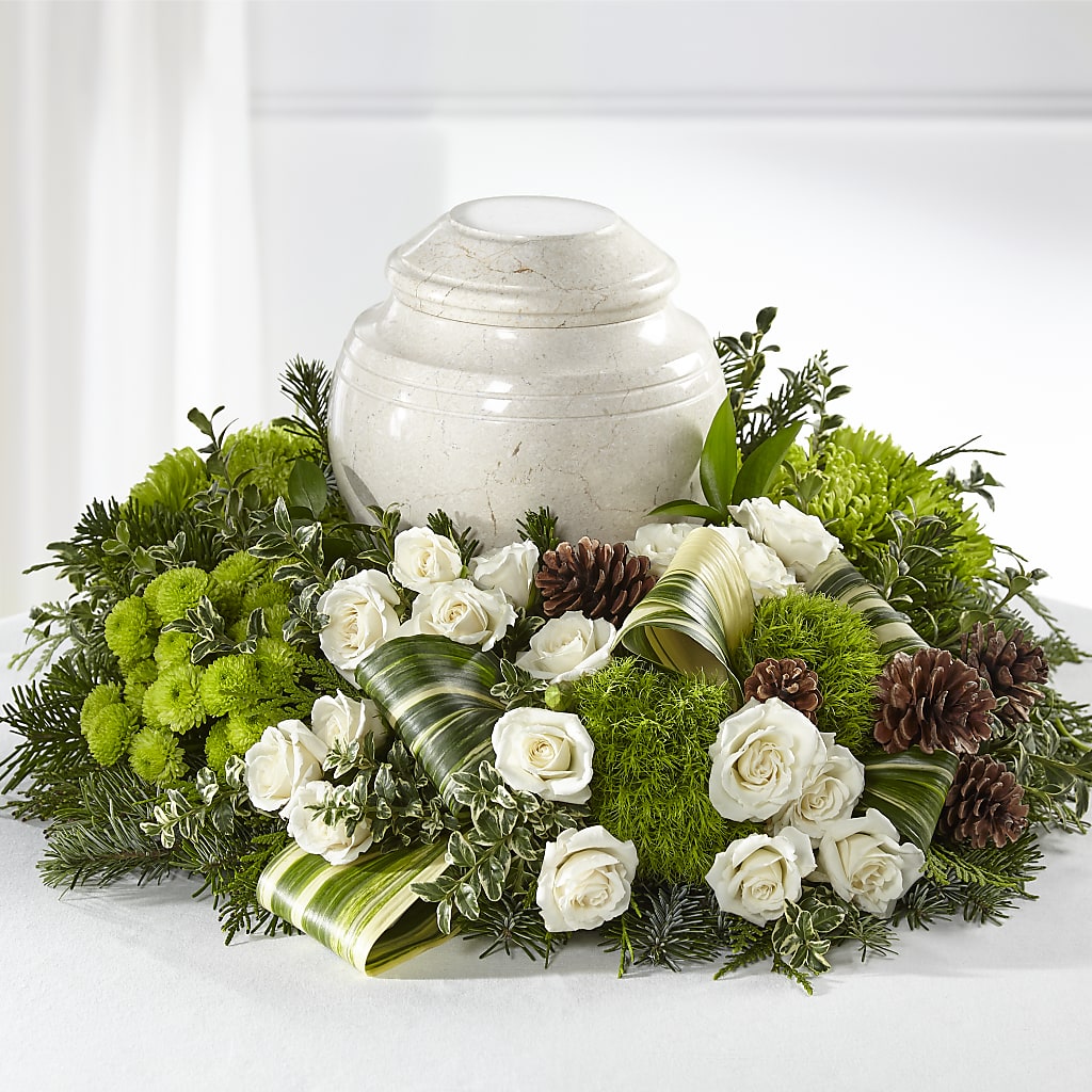 Precious Evergreen Cremation Adornment – CASSIDY'S FLOWERS, Newmarket ON