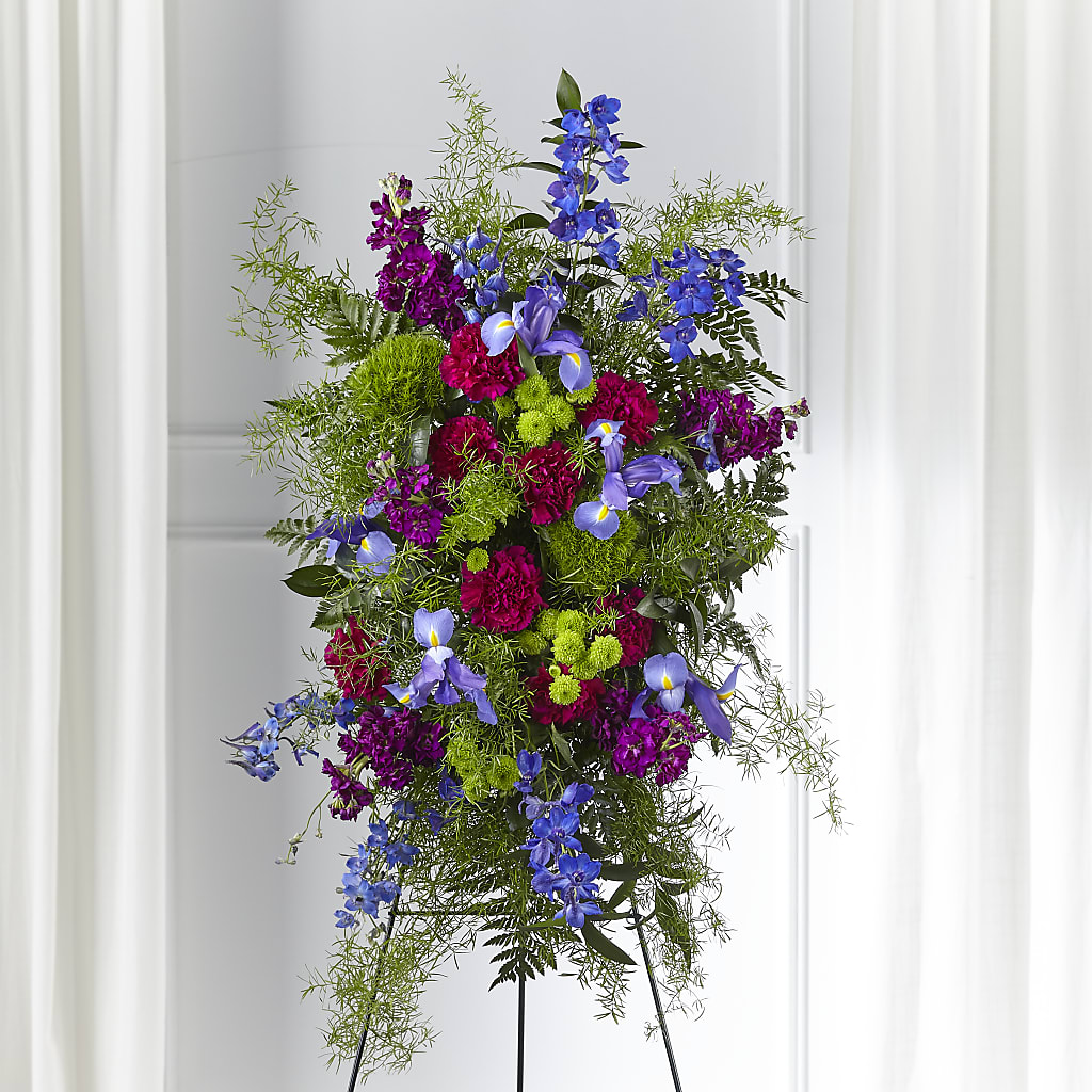 Heavenly Skies Standing Spray – CASSIDY'S FLOWERS, Newmarket ON