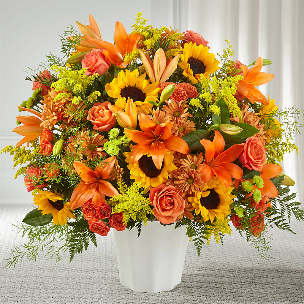 Harvest Thoughts Floor Basket – CASSIDY'S FLOWERS, Newmarket ON