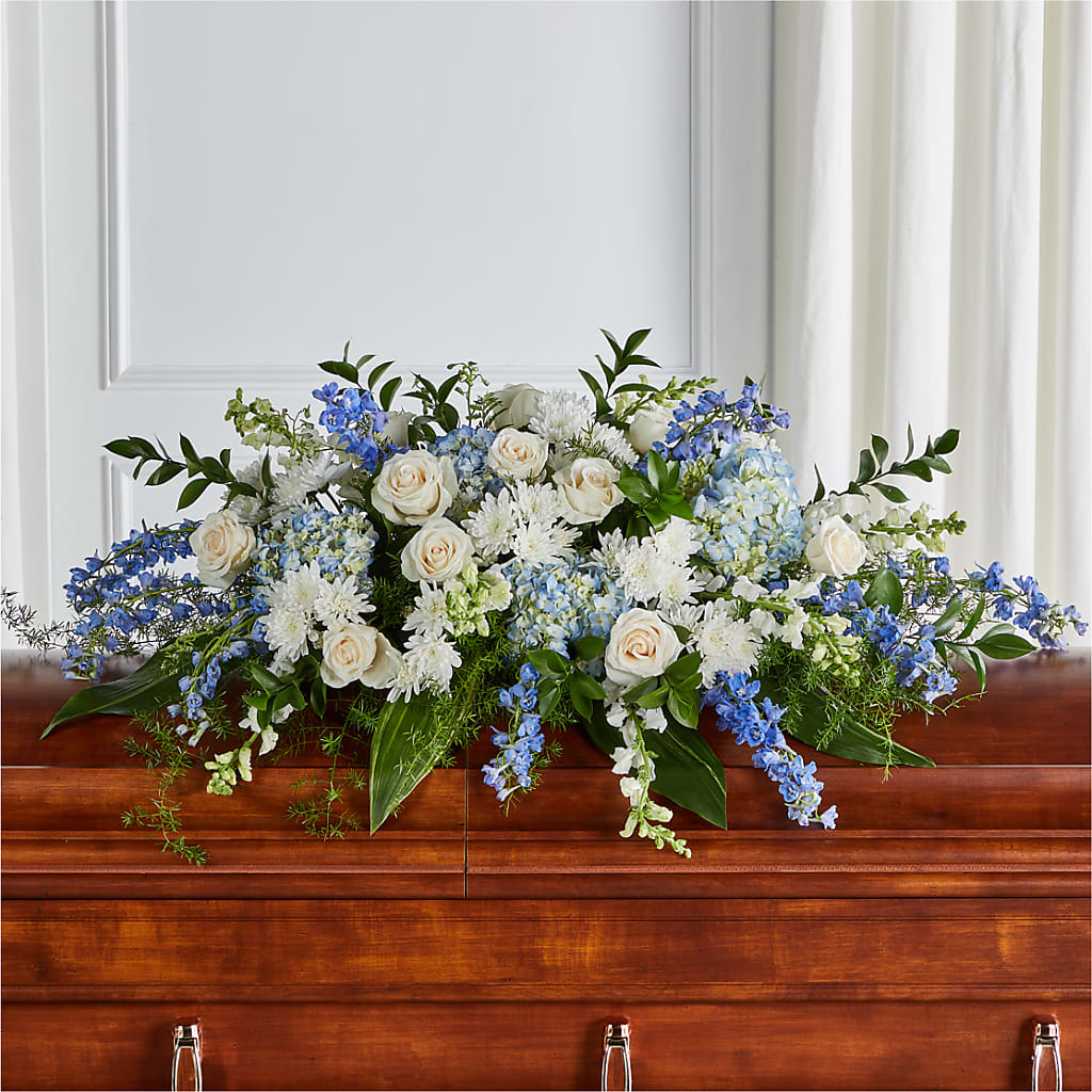 Timeless Essence Casket Spray – CASSIDY'S FLOWERS, Newmarket ON