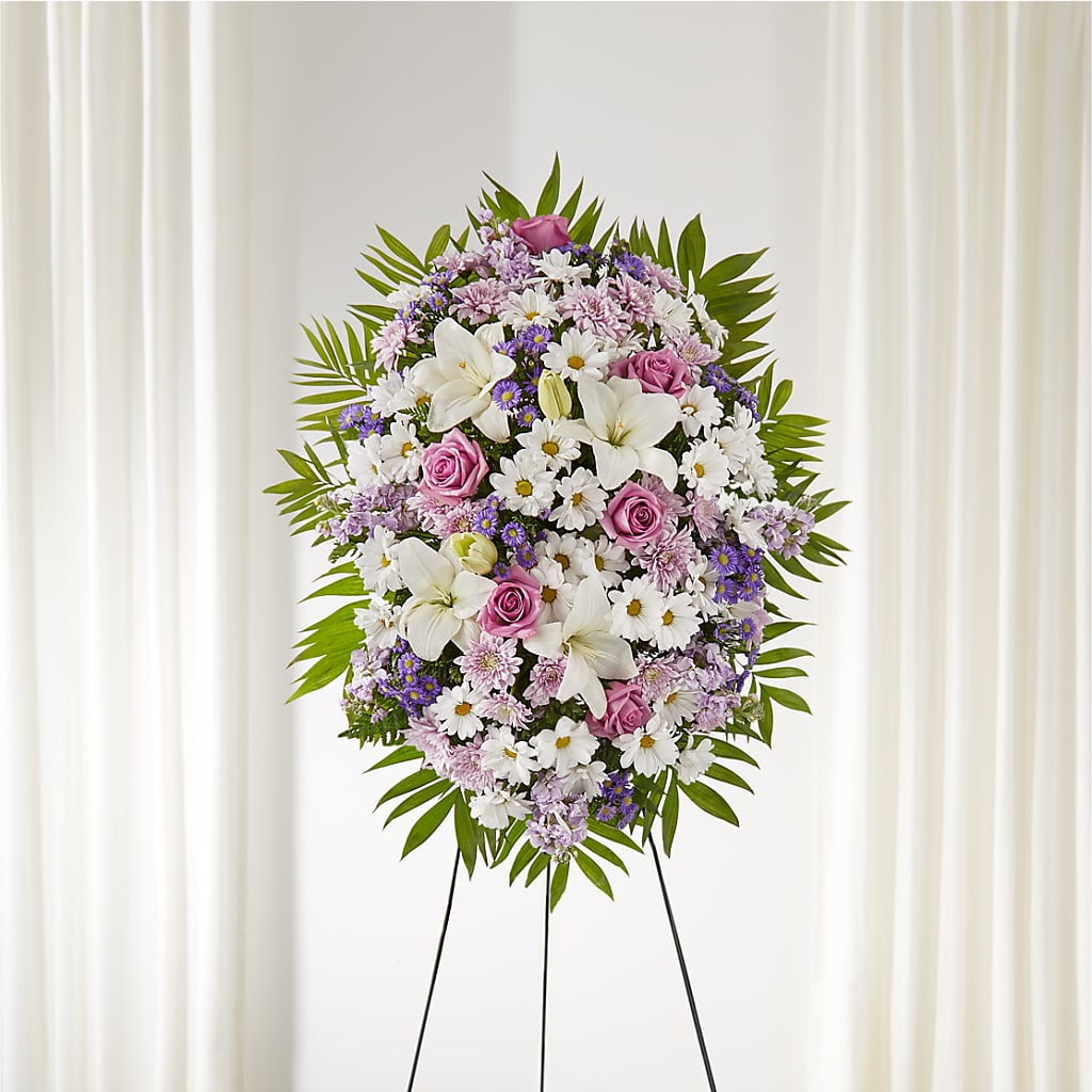 Surrounded by Love Standing Spray – CASSIDY'S FLOWERS, Newmarket ON