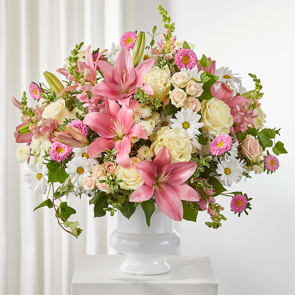 Empathetic Blooms Urn Arrangement – CASSIDY'S FLOWERS, Newmarket ON