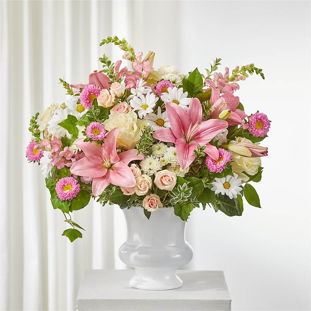 Empathetic Blooms Urn Arrangement – CASSIDY'S FLOWERS, Newmarket ON