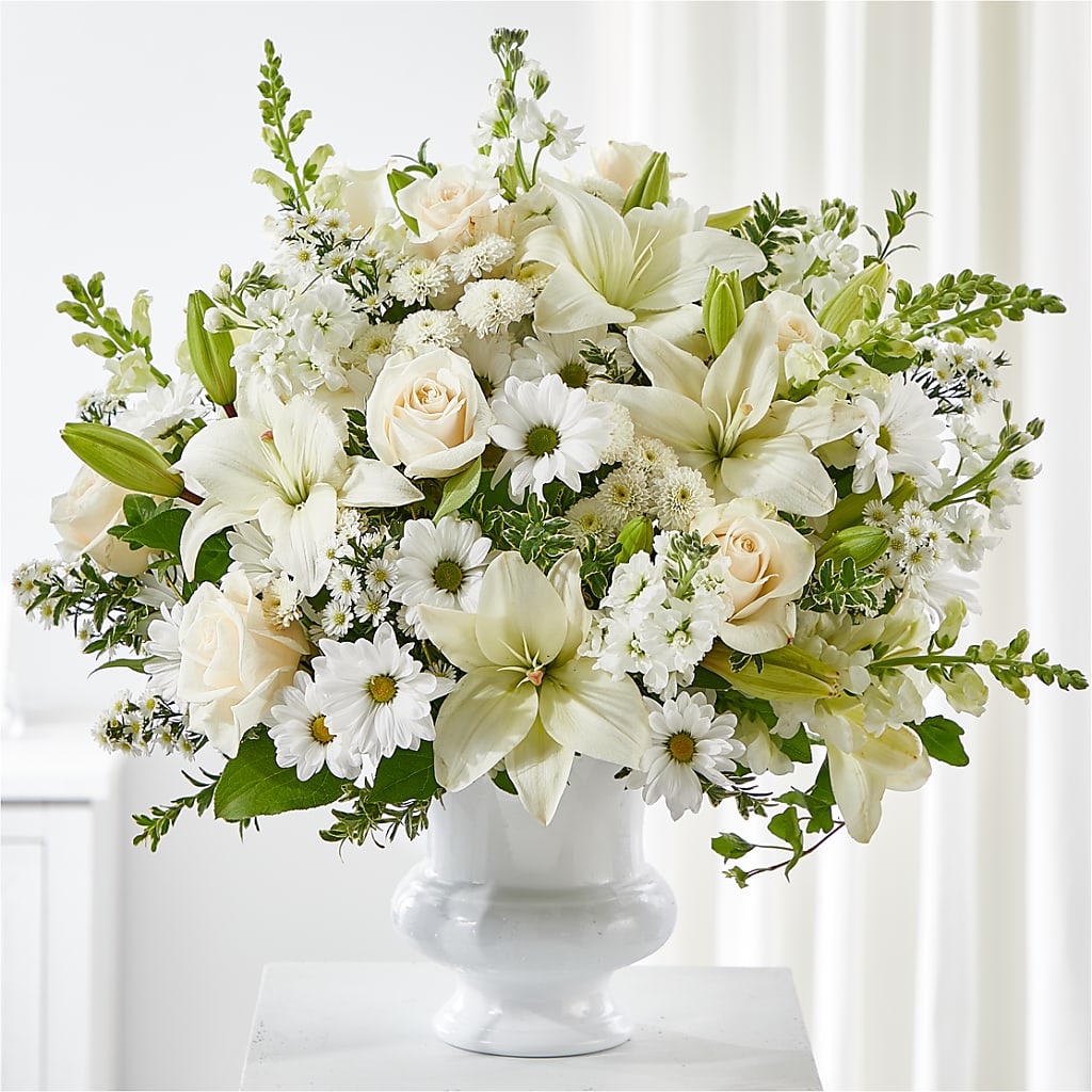 Uplifting Urn Arrangement – CASSIDY'S FLOWERS, Newmarket ON