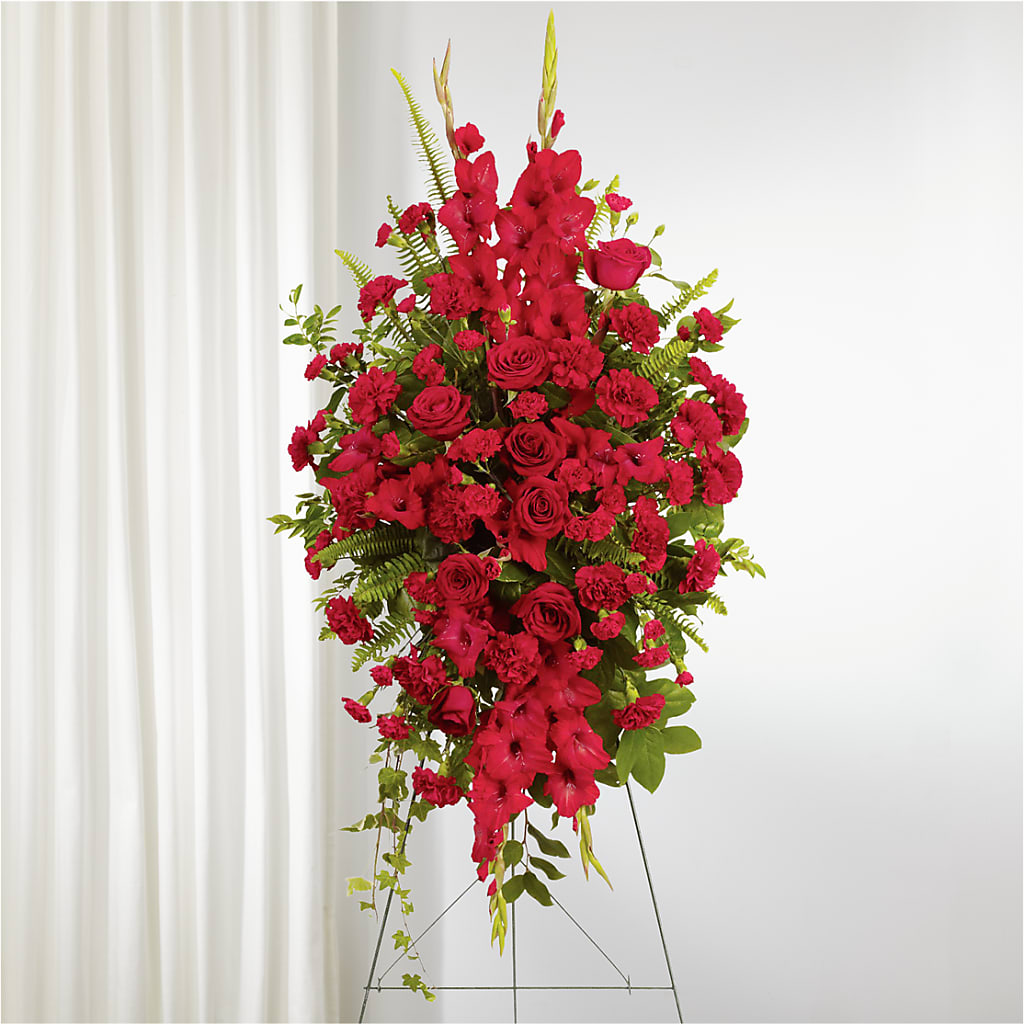 From the Heart Standing Spray – CASSIDY'S FLOWERS, Newmarket ON