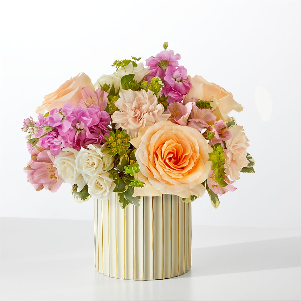 Paradise Bouquet with Ivory Vase – CASSIDY'S FLOWERS, Newmarket ON
