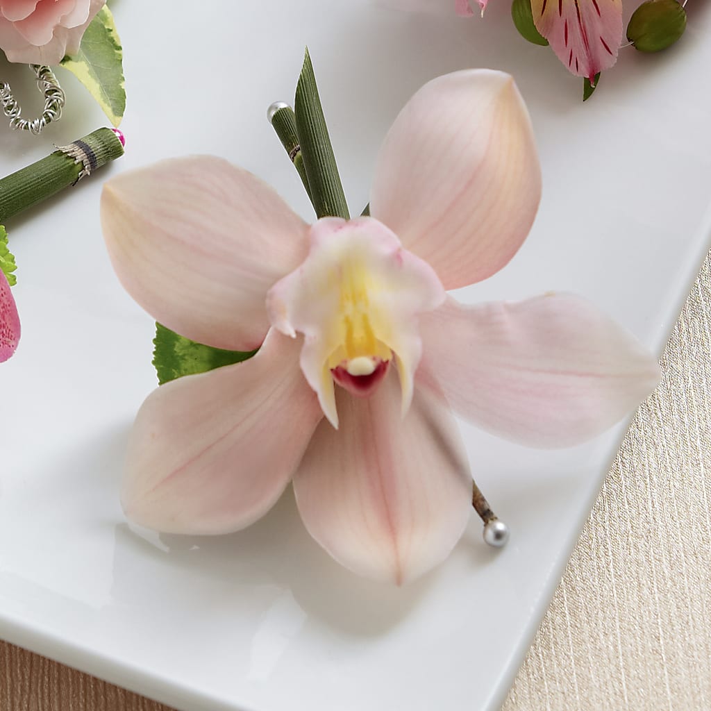 Pink Cymbidium Boutonniere – CASSIDY'S FLOWERS, Newmarket ON