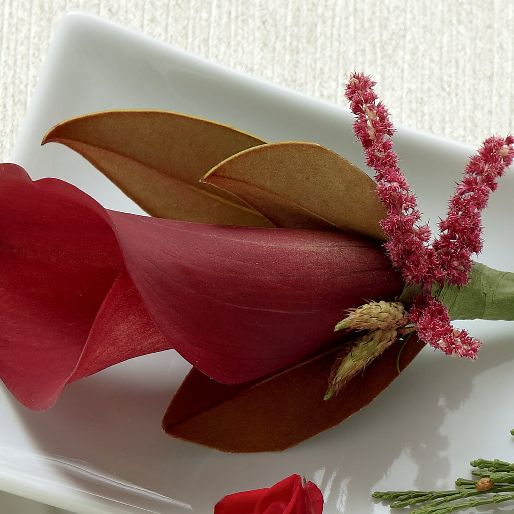 Red Calla Boutonniere – CASSIDY'S FLOWERS, Newmarket ON