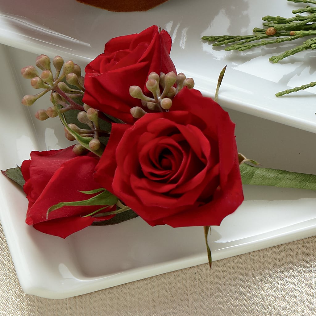 Red Spray Rose Boutonniere – CASSIDY'S FLOWERS, Newmarket ON