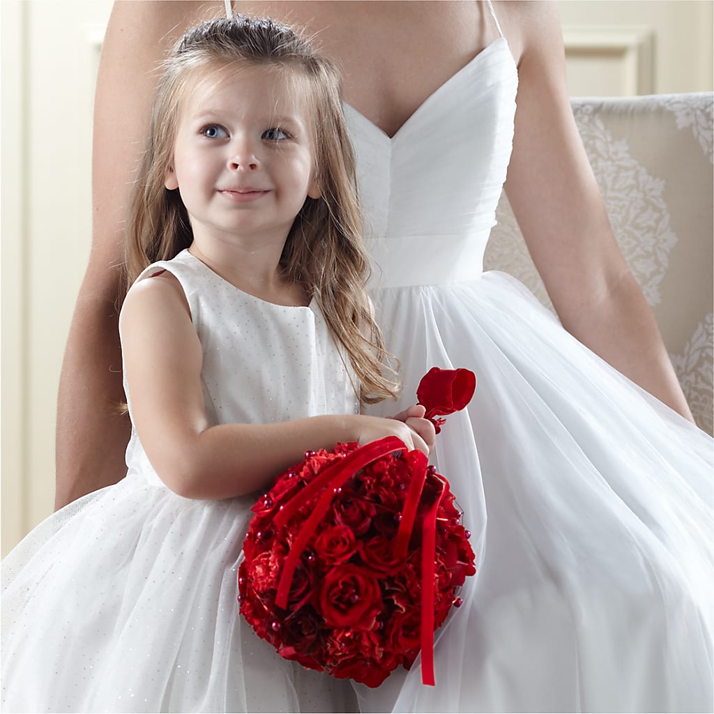 Pure at Heart Flower Girl Arrangement – CASSIDY'S FLOWERS, Newmarket ON