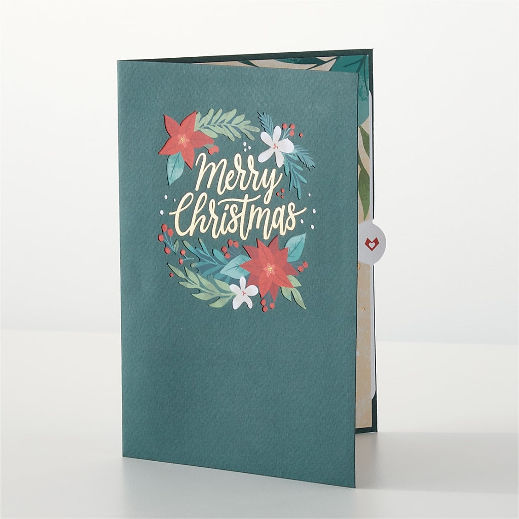 Happiest Holidays Poinsettia and Lovepop Card – CASSIDY'S FLOWERS, Newmarket ON