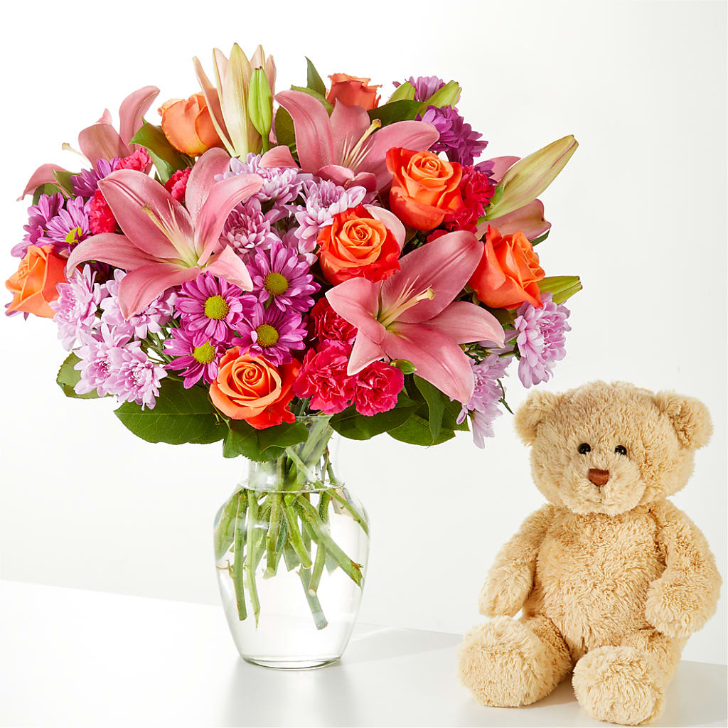 One and Only Bouquet and Bear Bundle – CASSIDY'S FLOWERS, Newmarket ON