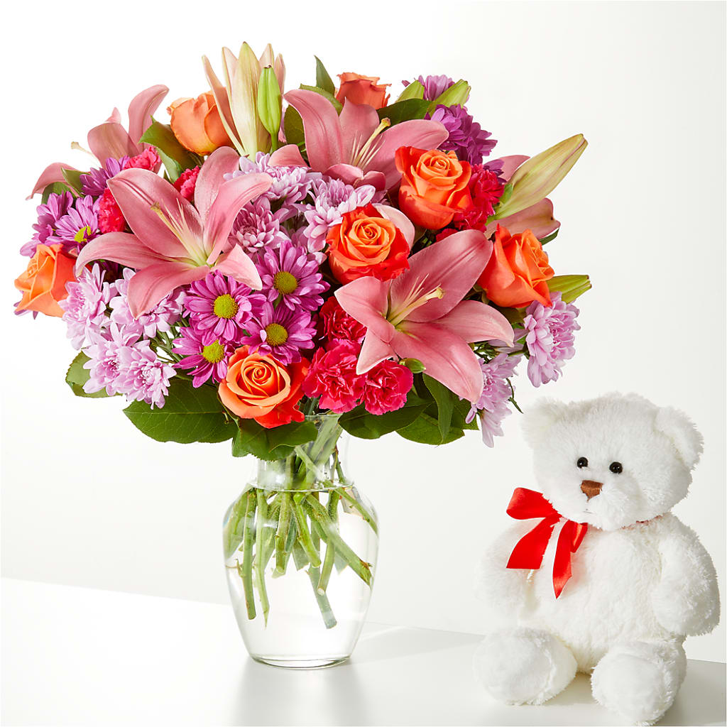 One and Only Bouquet and Bear Bundle – CASSIDY'S FLOWERS, Newmarket ON