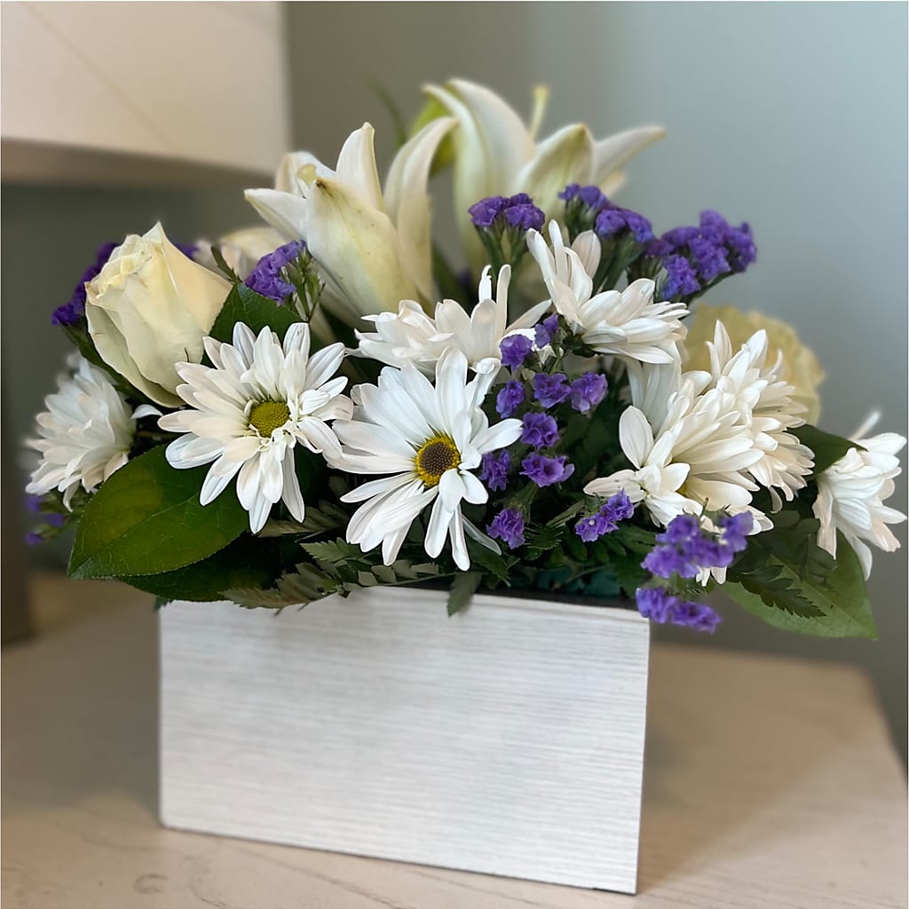 Beyond Blue Box Bouquet – CASSIDY'S FLOWERS, Newmarket ON