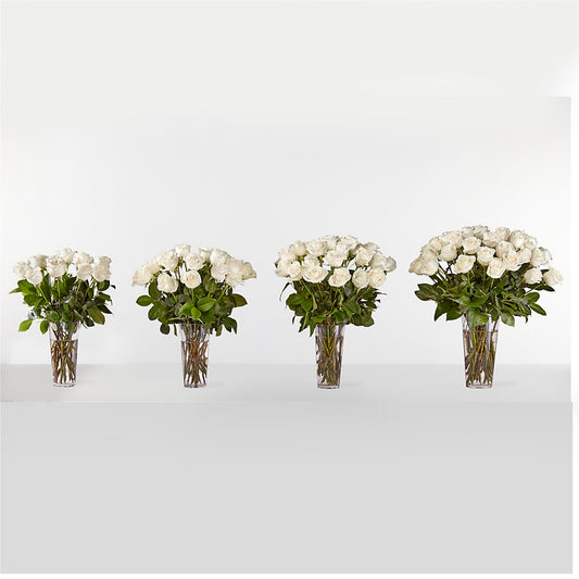 Long Stem White Rose Bouquet – CASSIDY'S FLOWERS, Newmarket ON
