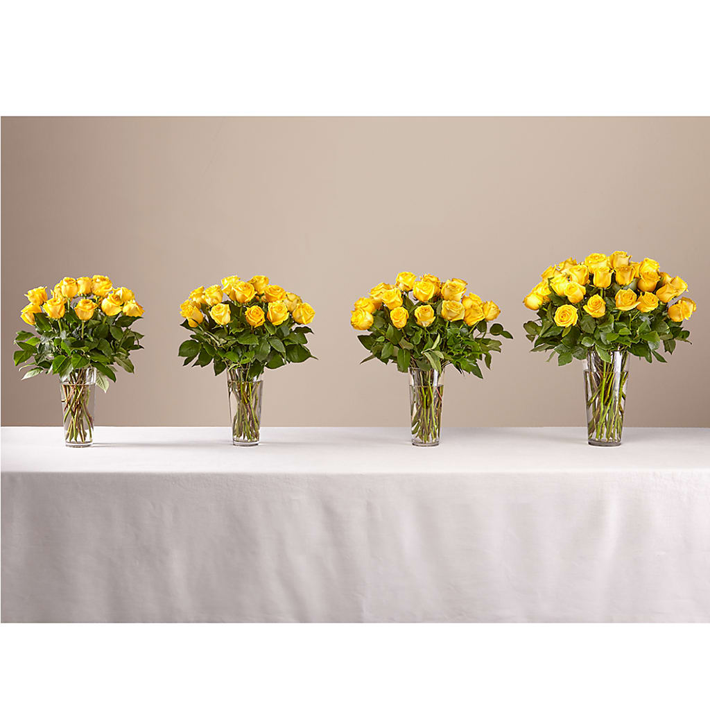 Long Stem Yellow Rose Bouquet – CASSIDY'S FLOWERS, Newmarket ON