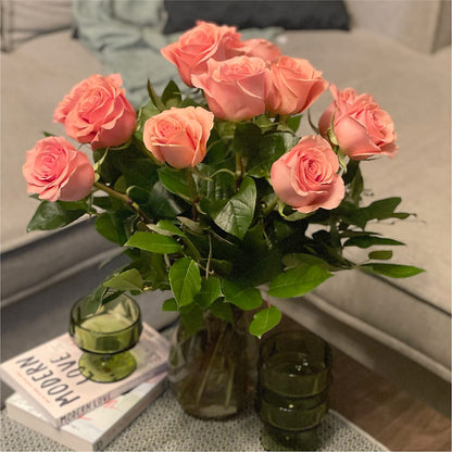 Long Stem Pink Rose Bouquet – CASSIDY'S FLOWERS, Newmarket ON