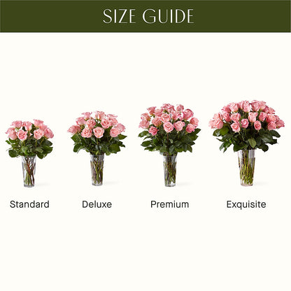 Long Stem Pink Rose Bouquet – CASSIDY'S FLOWERS, Newmarket ON