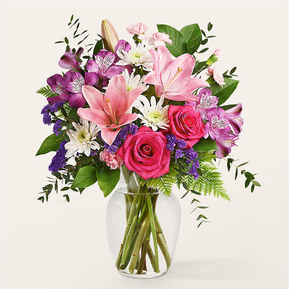 Bouquet de dentelle et de perles