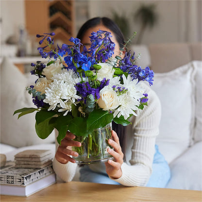 Cerulean Waves Bouquet – CASSIDY'S FLOWERS, Newmarket ON