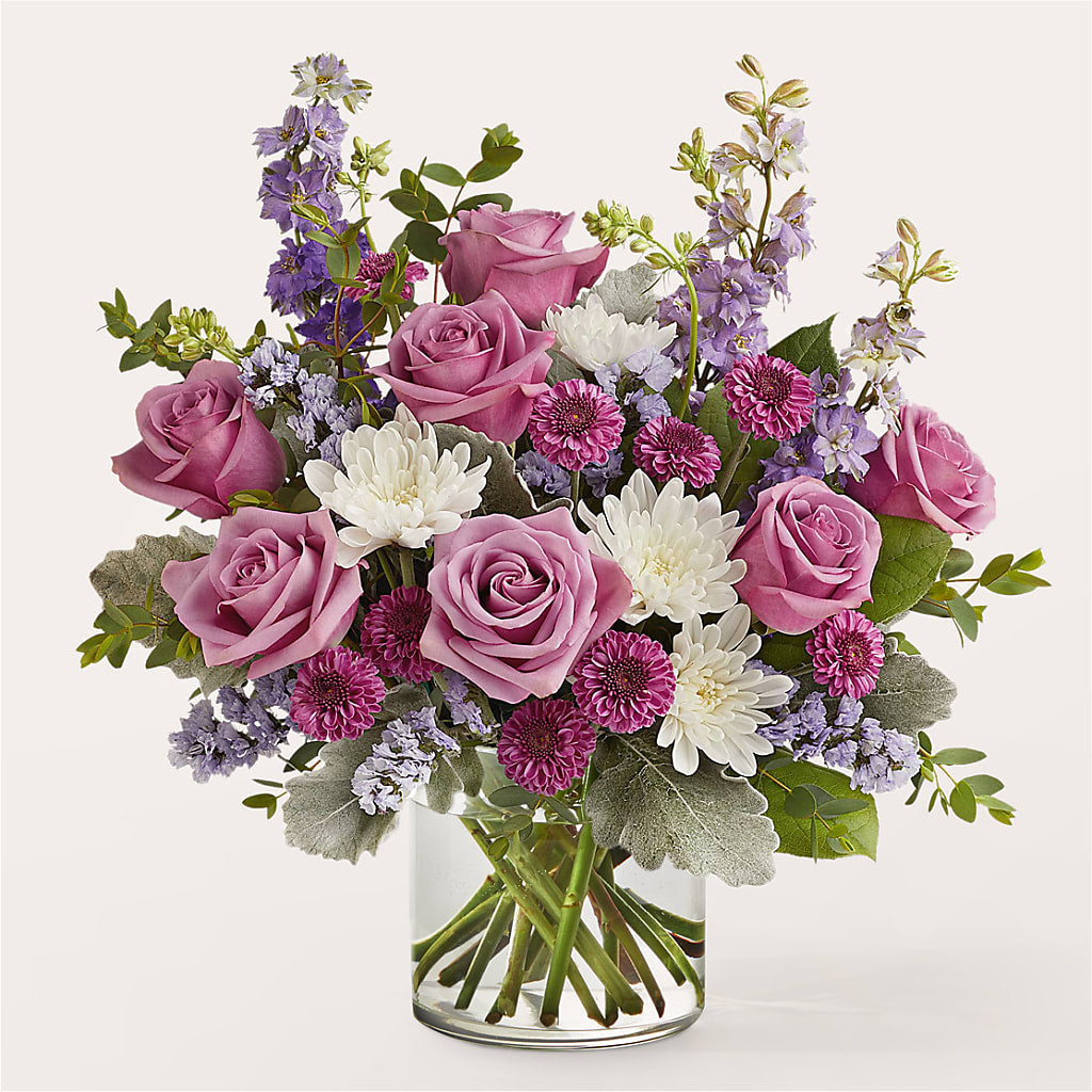 Ramo de violetas escarchadas
