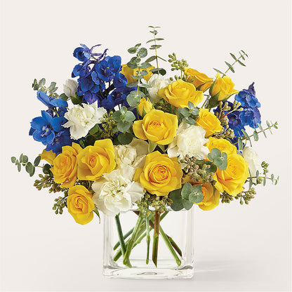 Bouquet de citrines pétillantes