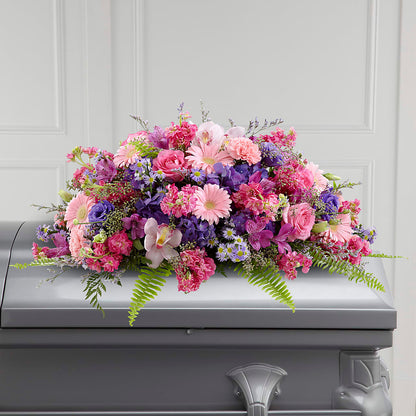 Glorious Garden Casket Spray – CASSIDY'S FLOWERS, Newmarket ON