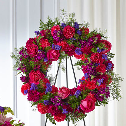 Calming Colors Wreath – CASSIDY'S FLOWERS, Newmarket ON