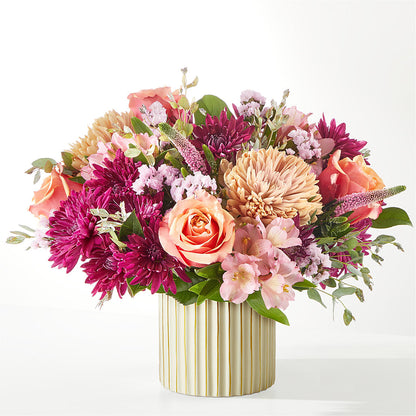 Berry Cobbler Bouquet with Ivory Vase – CASSIDY'S FLOWERS, Newmarket ON