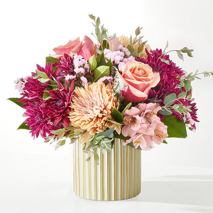 Berry Cobbler Bouquet with Ivory Vase – CASSIDY'S FLOWERS, Newmarket ON