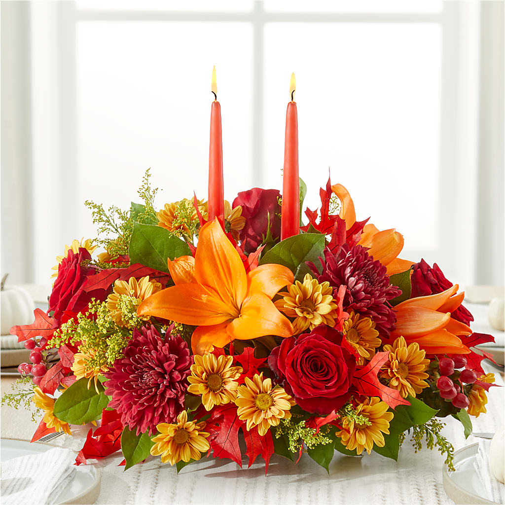 Autumn's Embrace Centerpiece – CASSIDY'S FLOWERS, Newmarket ON