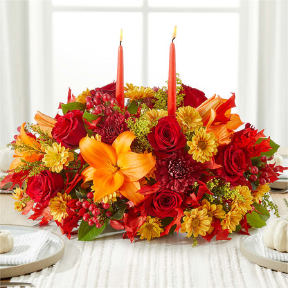 Autumn's Embrace Centerpiece – CASSIDY'S FLOWERS, Newmarket ON