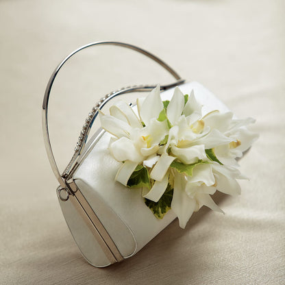 White Purse Decor – CASSIDY'S FLOWERS, Newmarket ON