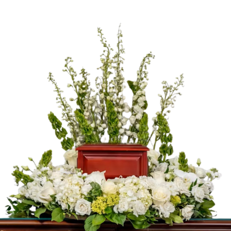 TRANQUIL FAREWELL WHITE CREMATION TRIBUTE